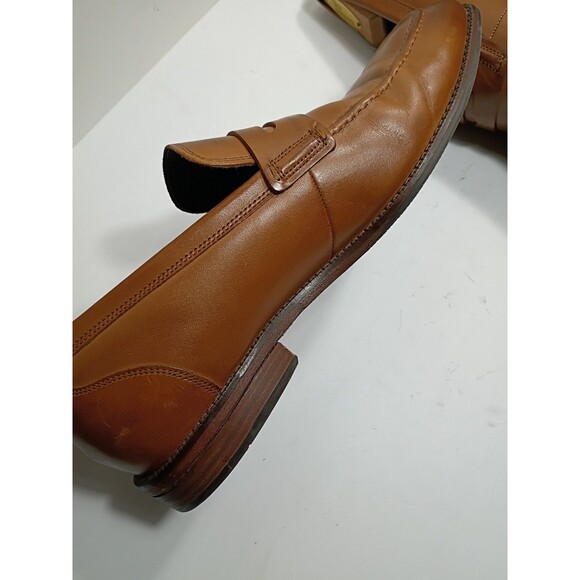 Cole Haan Mens British Tan Leather Penny Loafers C29038 Size 10M Slip On Shoes main image 7